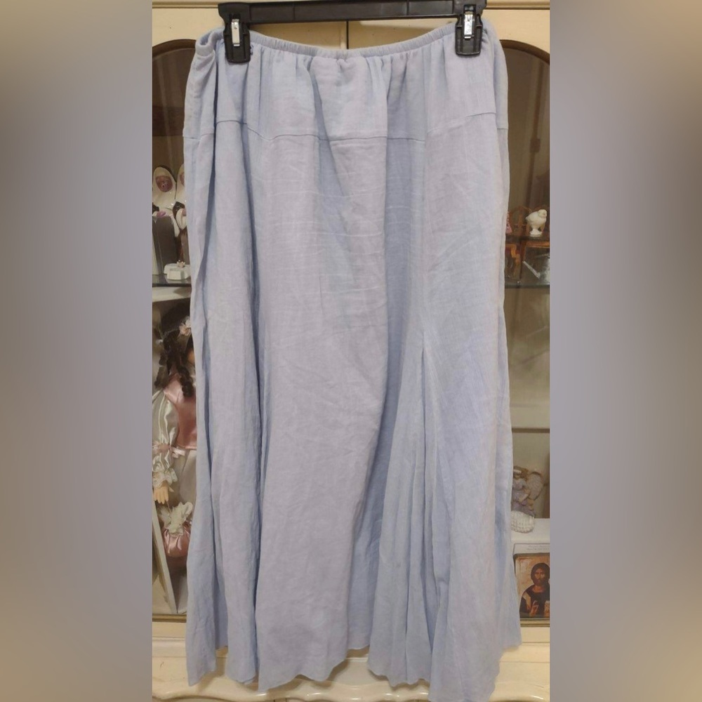 Ruby Rd (Blue Lavender) boho maxi Skirt Size 18W